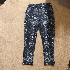 Blackmilk Pretty Dead cuffed pants